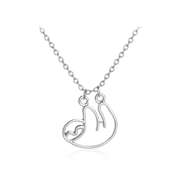 SILVER colored Sloth Necklace PRICE FIRM💥 - Picture 5 of 5